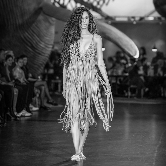 Handmade Macramé Rope Dress - Picture 15 of 16